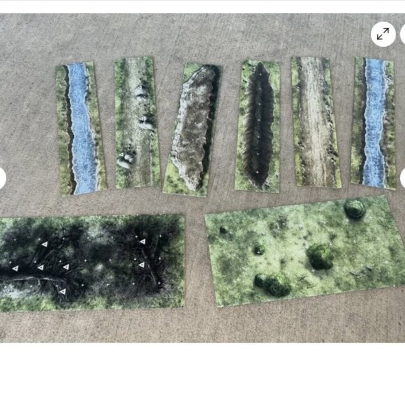 D&D 4e Dungeon Tiles Master Set The Wilderness - Dungeons & Dragons - Picture 6 of 9